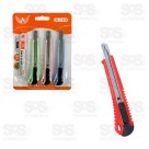 Kit de Estilete 9MM Cores Variadas Altomex AL-1428