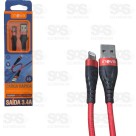 Cabo De Carregamento USB Para Lightning 1 Metro Inova MD-6059