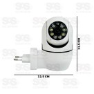 Câmera De Segurança Inteligente WiFi Inova MD-30159