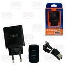 Carregador 2 USB 3.1A Com Cabo Micro USB V8 Inova CAR-3297S