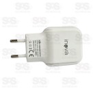 Carregador 2 USB 3.1A Com Cabo Micro USB V8 Inova CAR-3294S