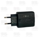 Carregador 2 USB 3.1A Com Cabo Micro USB V8 Inova CAR-3292S