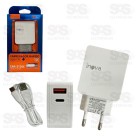 Carregador USB+TPC 40W QC 3.0 Com Cabo Type C Inova CAR-3134C