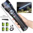 Mega Lanterna Canhão de LED Recarregável B-max BM-8539