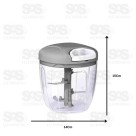 Mini Processador de Alimentos Manual  900ML Caerus CRS-2593