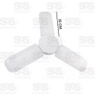 Lâmpada LED 3 Hélices 54W Caerus CRS-2033