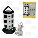 Torre Multiplug 12 Tomadas e USB B-Max BM-8700