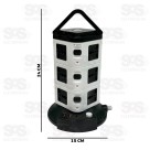 Torre Multiplug 12 Tomadas e USB B-Max BM-8700