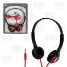 Fone De Ouvido Estéreo Cores Variadas KTS F-521