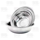Kit Tigelas Bowl Inox 5 Peças Caerus CRS-2938