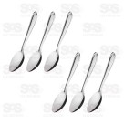 Kit Colheres De Mesa Com 6 Unidades Caerus CRS-2606