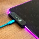 Mouse Pad Gamer Médio Com Iluminação LED RGB B-Max BM-781