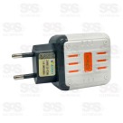 Carregador Turbo USB+PD 45W Com Cabo Iphone Kaidi KD-692CL
