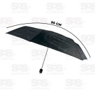 Sombrinha De Bolsa Manual Preta 95CM FBG4200
