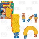 Jogo 3 em 1 Torre de Queijo Polibrinq PB516