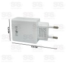 Carregador Rápido 2 USB 3.1A Inova CAR-9911