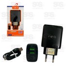 Carregador 2 USB 3.1A Com Cabo Type C Inova CAR-12820C