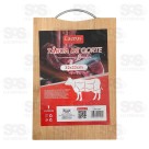 Tábua Para Corte De Bambu 32x22CM Caerus CRS-2589
