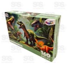 Quebra-Cabeça Dinossauros 160 Peças Mini Toys 6375