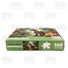 Quebra-Cabeça Dinossauros 160 Peças Mini Toys 6375