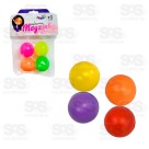 Coleção Mayzinha Bolinhas de Ping Pong 4 Unidades Mini Toys 6269