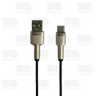 Cabo Turbo 18W USB Para Type C 1 Metro Kaidi KD-2522CC