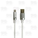 Cabo Turbo 3.4A USB Para Iphone 1 Metro Kaidi KD-2519A