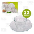 Conjunto Xícaras e Pires Corazon 12 Peças TS6-740