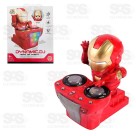 Boneco Robô DJ Com Luzes e Sons Toy King TK-AB7111