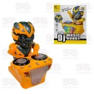 Boneco Robô DJ Com Luzes e Sons Toy King TK-AB7111