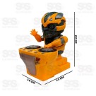 Boneco Robô DJ Com Luzes e Sons Toy King TK-AB7111