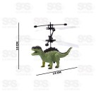Boneco Dinobot Voador Por Indução Toy King TK-AB8037
