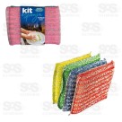 Kit Esponja 4 Unidades Top Útil TOP1407