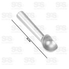 Colher Pegador De Sorvete Cromada 18cm Top Útil TOP1881