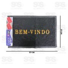 Tapete Bem Vindo Antiderrapante Cores variadas Top Útil TOP1901
