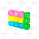 Gelo Artifícial 12 Cubos Coloridos Top Útil TOP0721