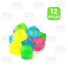 Gelo Artifícial 12 Cubos Coloridos Top Útil TOP0721