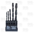 Kit De Broca Para Ferro 5 Peças FBG 3171