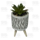 Vaso Com Planta Artifícial Top Útil TOP1511