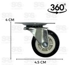 Kit de Rodízio Giratório FBG 3406
