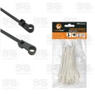 Abraçadeira De Nylon com Olhal 3,6x150mm Com 100 Unidades Troya Tools TRY-0139