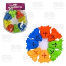 Conjunto 8 Prendedores De Plástico Top Útil TOP0748