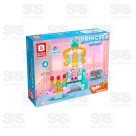 Bloco de Montar Princesa Do Gelo Modelos Sortidos Polibrinq BM036