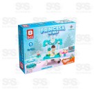 Bloco de Montar Princesa Do Gelo Modelos Sortidos Polibrinq BM036