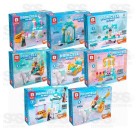 Bloco de Montar Princesa Do Gelo Modelos Sortidos Polibrinq BM036