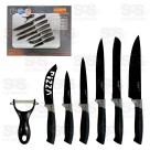Kit Facas De Cozinha 7 Peças Bazik Prime WU-347