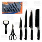 Kit Facas De Cozinha 6 Peças Bazik Prime WU-345