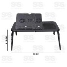 Mesa Dobrável Com Cooler Para Notebook B-Max BMG-47