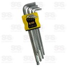 Kit Chave Allen 1,5 a 10mm Com 9 Peças B-Tek BT-522