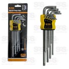 Kit Chave Allen 1,5 a 10mm Com 9 Peças B-Tek BT-523